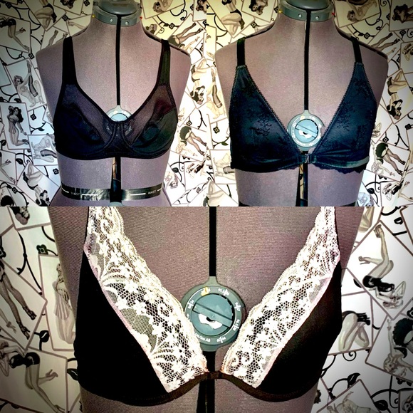 Bundle of 3 Black Bras - Picture 1 of 14